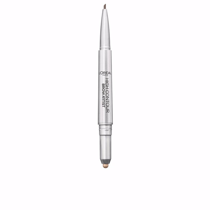 L'Oréal Paris High Contour Brow Artist #108 Warm Brown - Lápiz de Cejas de Doble Punta con Iluminador, 0.5 g L'Oréal Paris High Contour Brow Artist #108 Warm Brown - Lápiz de Cejas de Doble Punta con Iluminador, 0.5 g
