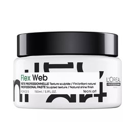 L'Oréal Professionnel TECNI ART Flex Web 150 ml - Pasta Moldeadora de Fijación Fuerza 5 para Peinados Texturizados y Brillantes, Producto de Peinado
