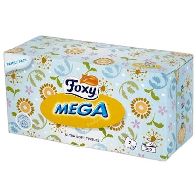 Foxy FACIAL MEGA Pañuelos de papel 200 u