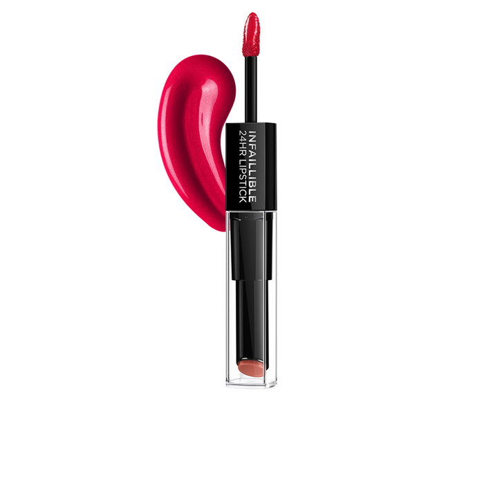 L'Oréal Paris Infallible 24H Lipstick #701 Cerise - Labial Larga Duración 24 Horas Resistente al Agua Sin Transferencia con Ácido Hialurónico - 6 ml L'Oréal Paris Infallible 24H Lipstick #701 Cerise - Labial Larga Duración 24 Horas Resistente al Agua Sin Transferencia con Ácido Hialurónico - 6 ml