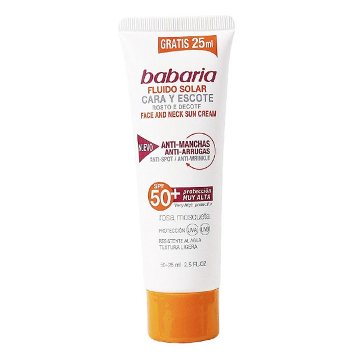 Babaria SOLAR ADN SENSITIVE Fluido Facial SPF50+
