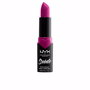 NYX Professional Make Up Pintalabios SUEDE Matte Lipstick #Copenhagen - Labial Mate Cremoso de Larga Duración, 3.5 g