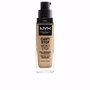 NYX Professional Make Up CAN'T STOP WON'T STOP Base de Maquillaje Full Coverage, Acabado Mate, 24h - Soft Beige, 30 ml