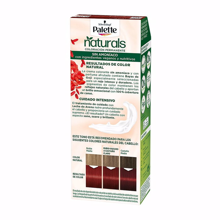 SCHWARZKOPF Palette Naturals Color Creme 6.88 Rojo Intenso SCHWARZKOPF Palette Naturals Color Creme 6.88 Rojo Intenso