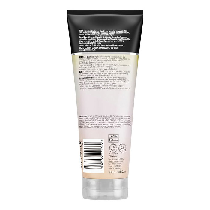 JOHN FRIEDA Acondicionador Aclarante para Cabellos Rubios