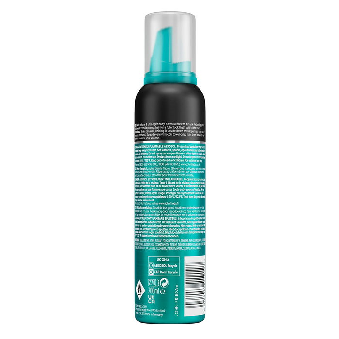 John Frieda Espuma Volumen Luxurious Volume para Cabello Fino y Sin Cuerpo 200 ml