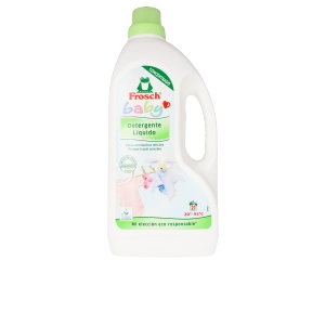 Frosch Detergente Líquido Ecológico Baby 1500 ml - 21 Lavados, Certificado Ecolabel, Para Ropa de Bebés y Niños Frosch Detergente Líquido Ecológico Baby 1500 ml - 21 Lavados, Certificado Ecolabel, Para Ropa de Bebés y Niños