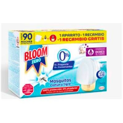 Bloom Zero Mosquitos Aparato Difusor Líquido con 2 Recambios