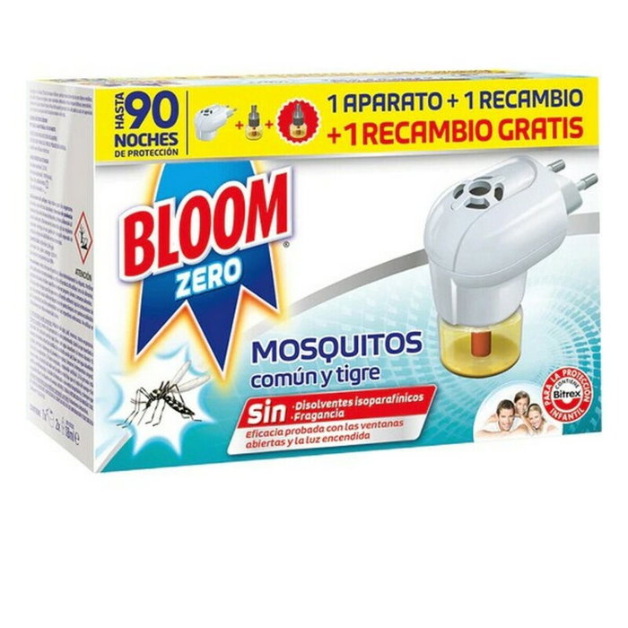 Bloom Aparato difusor líquido antimosquito Zero con 2 recambios Bloom Aparato difusor líquido antimosquito Zero con 2 recambios