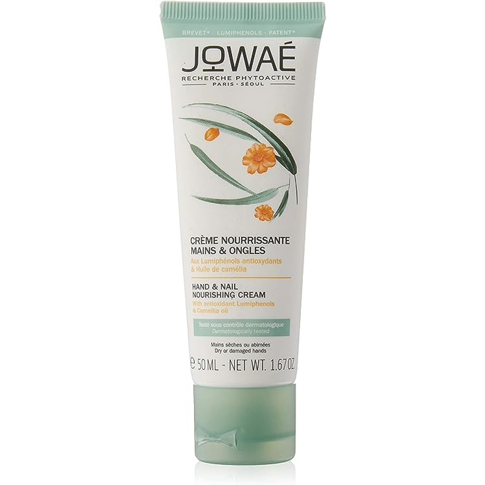 Jowaé Crema Nutritiva para Manos y Uñas con Aceite de Camelia y Karité, 50 ml