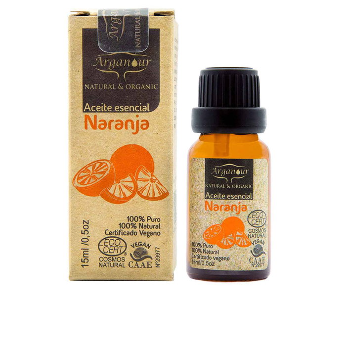 Arganour Aceite Esencial de Naranja 15 ml - Hidratante Corporal, Antidepresivo y Relajante