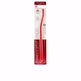 Swissdent Cepillo de dientes WHITENING CLASSIC red - Cerdas en forma de cuchara para blanqueamiento y eliminación de placa, 1 unidad
