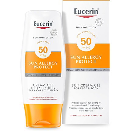 Eucerin Sun Ple Protect SPF 50+ Gel-Crème Visage & Corps 150 ml Eucerin Sun Ple Protect SPF 50+ Gel-Crème Visage & Corps 150 ml