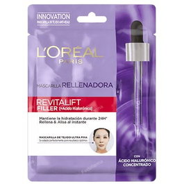L'Oréal Paris Revitalift Filler Mascarilla Facial Rellenadora con Ácido Hialurónico - Hidrata y Rellena Arrugas 30 gr