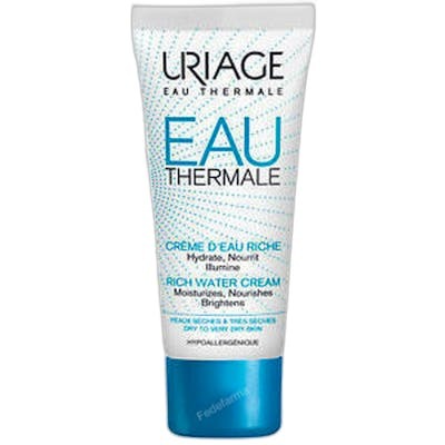 Uriage Eau Thermale Rich Water Cream 40 ml para Mujer