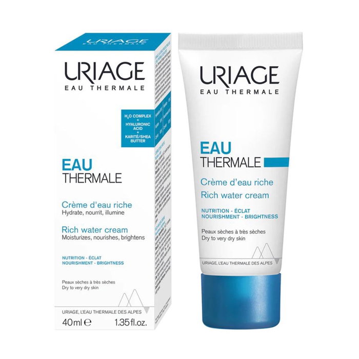 Uriage Eau Thermale Rich Water Cream 40 ml para Mujer Uriage Eau Thermale Rich Water Cream 40 ml para Mujer