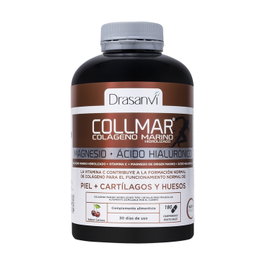 Drasanvi Collmar Colágeno Marino con Magnesio y Ácido Hialurónico, 180 Comprimidos Masticables Cereza