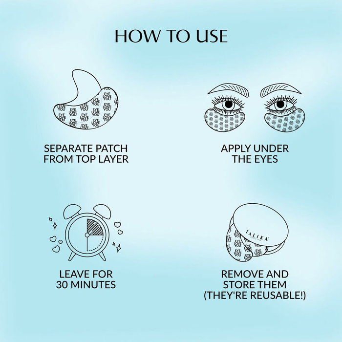 Talika EYE THERAPY Recarga de 6 Tratamientos para Parches de Contorno de Ojos