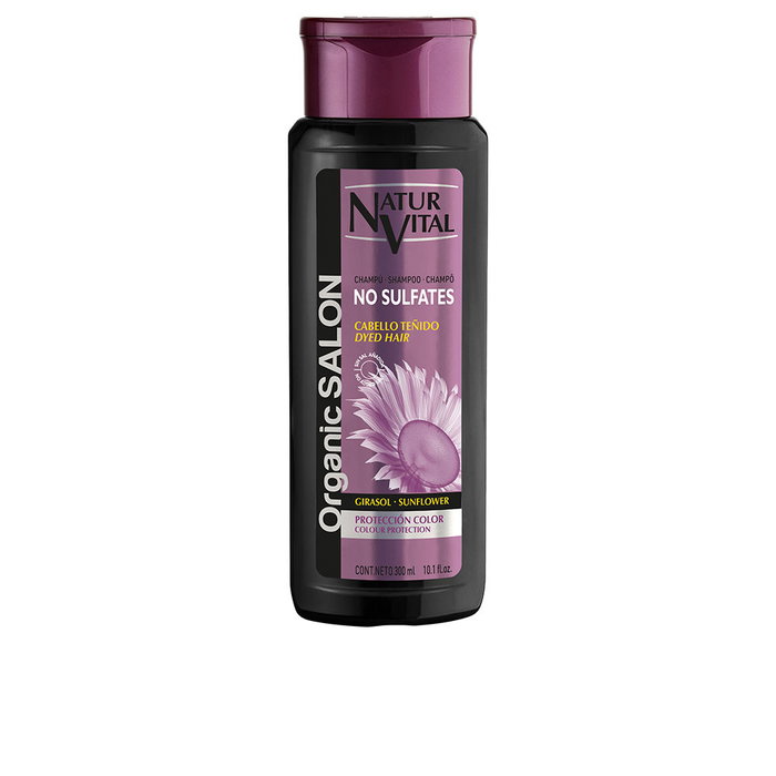 Natur Vital Champú Sin Sulfatos Protección Color UV Cabello Teñido 300 ml Natur Vital Champú Sin Sulfatos Protección Color UV Cabello Teñido 300 ml