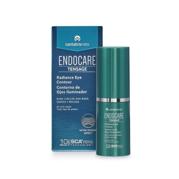 Endocare Tensage, Anti-ojeras, Crema para los ojos, 15 ml