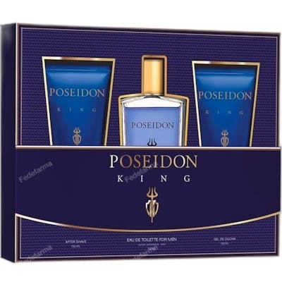Poseidon The King Set Eau de Toilette 3 piezas para hombre Poseidon The King Set Eau de Toilette 3 piezas para hombre