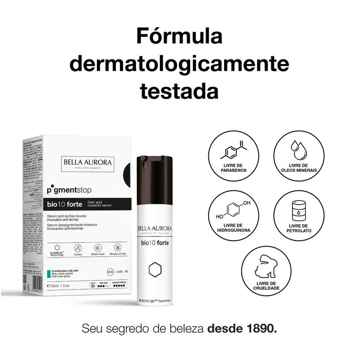 Bella Aurora BIO10 FORTE Despigmentante Intensivo para Piel Mixta y Grasa 30 ml Bella Aurora BIO10 FORTE Despigmentante Intensivo para Piel Mixta y Grasa 30 ml