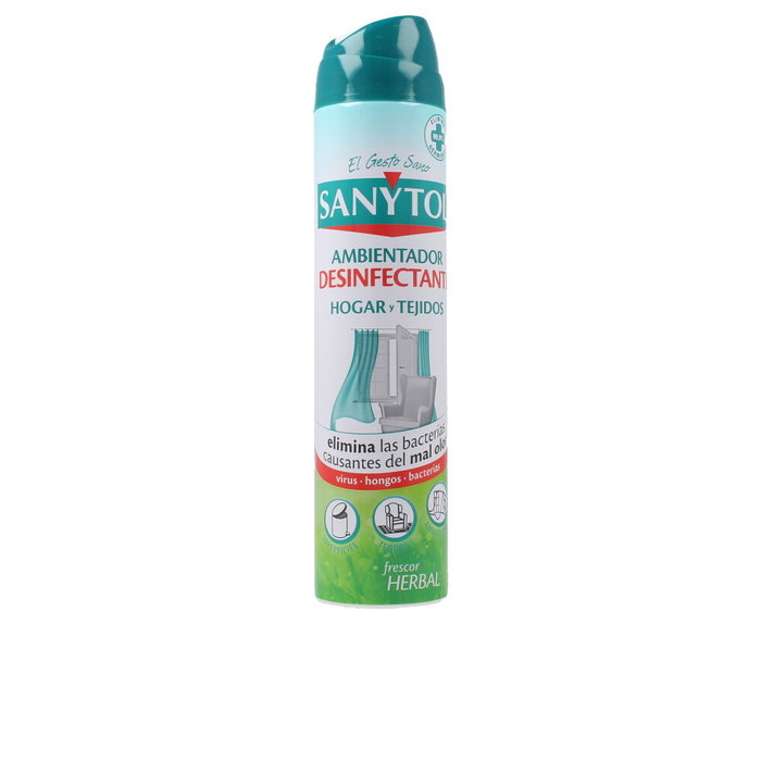 Sanytol Ambientador Desinfectante Hogar y Tejidos Flor de Algodón 300 ml