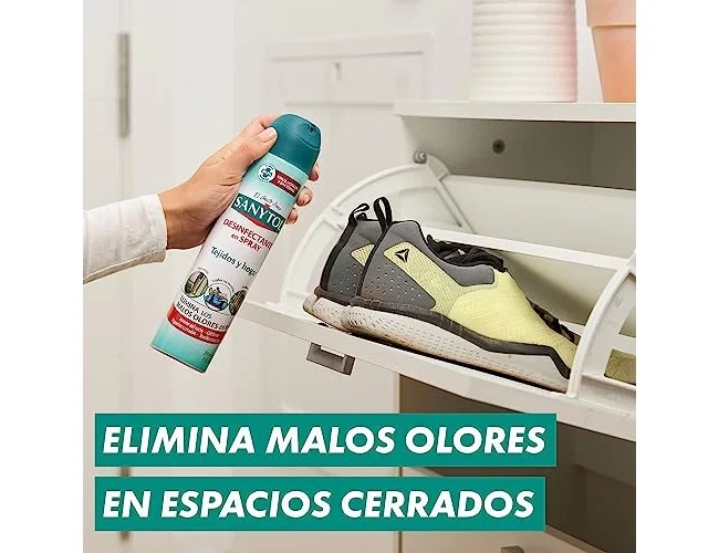 Sanytol Ambientador Desinfectante Hogar y Tejidos Flor de Algodón 300 ml