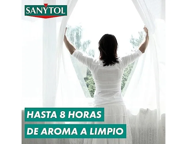 Sanytol Ambientador Desinfectante Hogar y Tejidos Flor de Algodón 300 ml
