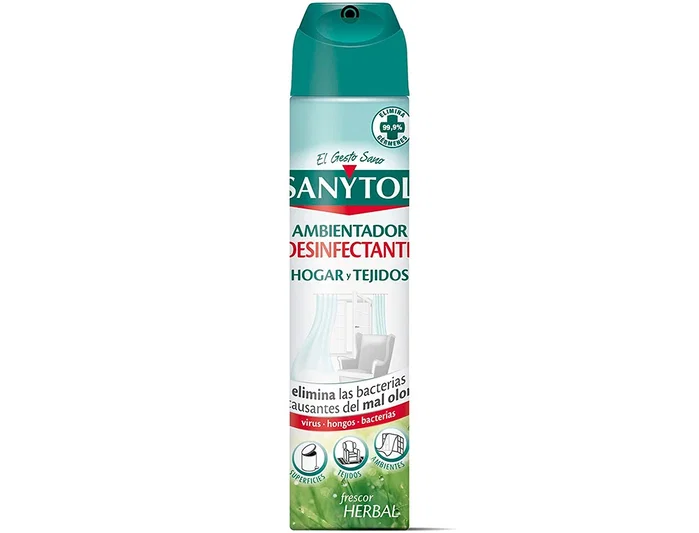 Sanytol Ambientador Desinfectante Hogar y Tejidos Flor de Algodón 300 ml