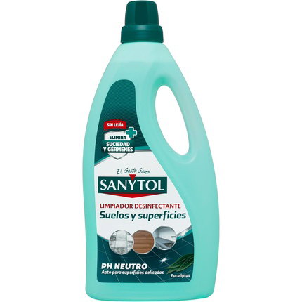 Sanytol Limpiahogar Desinfectante Multisuperficies Aroma Eucaliptus 1200 ml Sanytol Limpiahogar Desinfectante Multisuperficies Aroma Eucaliptus 1200 ml