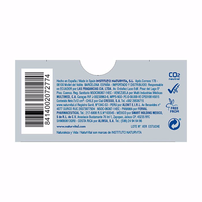 Natur Vital Serum Anticaída Tratamiento Intensivo 7 Ampollas x 12 ml