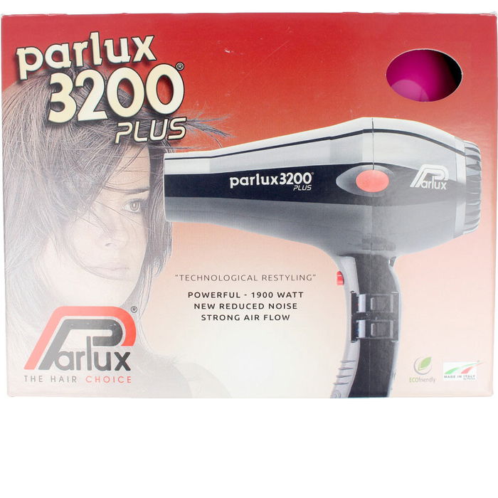Parlux 3200 Plus Secador Pelo Profesional 1900W 2 Boquillas 3m