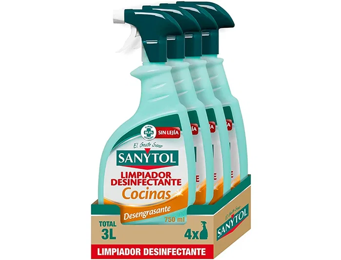 Sanytol Limpiador Cocinas Desinfectante Desengrasante 750 ml