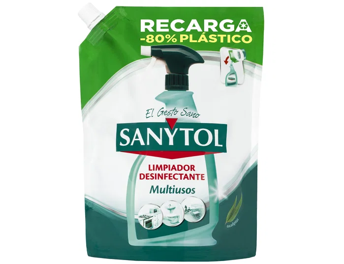 Sanytol Limpiador Desinfectante Multiusos Pulverizador 750ml Aroma Eucalipto