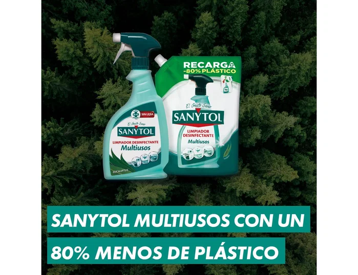 Sanytol Limpiador Desinfectante Multiusos Pulverizador 750ml Aroma Eucalipto