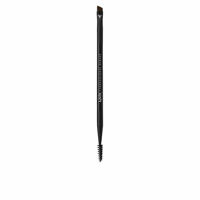 NYX Professional Makeup PRO BRUSH Dual Brow Brocha de Maquillaje Doble para Cejas | Aplicación Precisa de Crema y Polvo, Fibras Sintéticas NYX Professional Makeup PRO BRUSH Dual Brow Brocha de Maquillaje Doble para Cejas | Aplicación Precisa de Crema y Polvo, Fibras Sintéticas