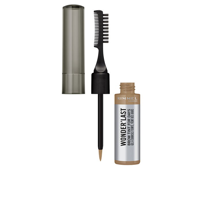 Rimmel London WONDER'LAST brow tint for days #001 Tinte para Cejas Semi-permanente Resistente al Agua Acabado Natural 4.5 ml Rimmel London WONDER'LAST brow tint for days #001 Tinte para Cejas Semi-permanente Resistente al Agua Acabado Natural 4.5 ml