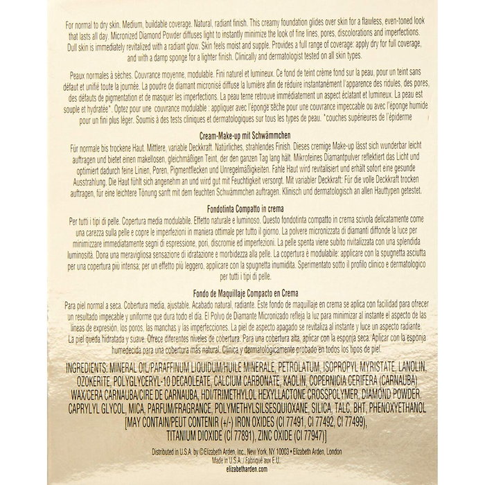 Maquillaje Compacto Elisabeth Arden Flawless Finish Beige 75 ml Cremosa Maquillaje Compacto Elisabeth Arden Flawless Finish Beige 75 ml Cremosa