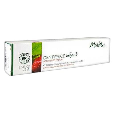 Melvita Pasta de Dientes para Niños Sabor Fresa 75ml