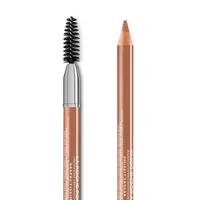 La Roche-Posay Toleriane Lápiz de Cejas Respectissime para Piel Sensible, Tono Claro #1,3 gr - Maquillaje Waterproof