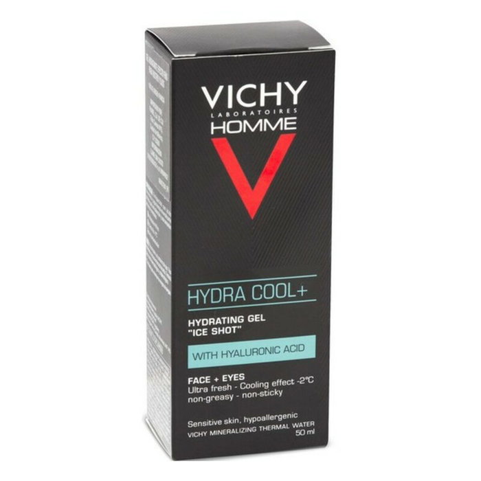 Vichy HOMME HYDRA COOL+ Gel Hidratante para Rostro y Ojos