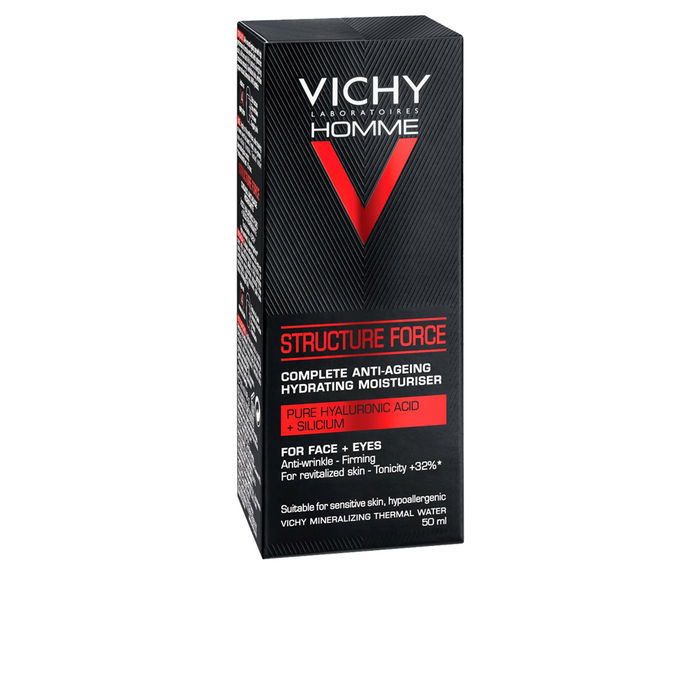 Vichy Structure Force Crema Facial Hombre Tratamiento Antiedad Todo en Uno 50 ml