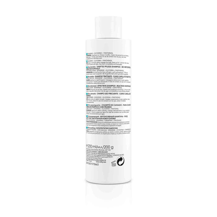 Vichy Dercos Ultra Calmante Champú para Cabello Seco 200 ml Vichy Dercos Ultra Calmante Champú para Cabello Seco 200 ml