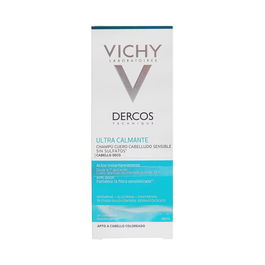 Vichy Dercos Ultra Calmante Champú Seco para Cuero Cabelludo Sensible 200 ml