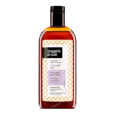 Nuggela & Sule Champú Matizador para Cabello Rubio y Grises, Elimina Reflejos Amarillos, 250 ml
