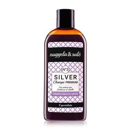 Nuggela & Sulé Champú Nº3 Silver Matizador para Cabello Blanco y Gris