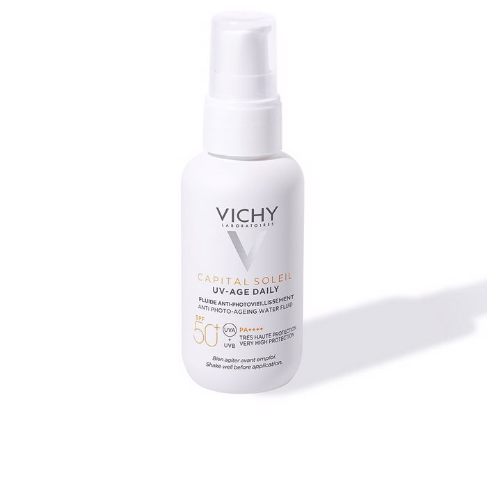 Vichy CAPITAL SOLEIL UV-AGE WATER FLUID Fotoprotector Antifotoenvejecimiento SPF50+ 40 ml