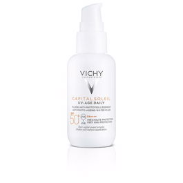 Vichy CAPITAL SOLEIL UV-AGE WATER FLUID Fotoprotector Antifotoenvejecimiento SPF50+ 40 ml