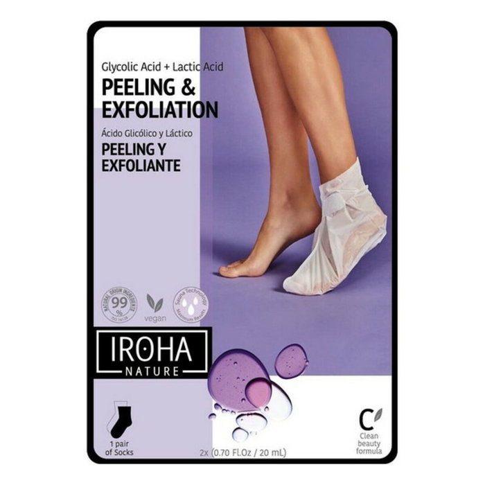 Iroha LAVANDER foot mask socks exfoliation Iroha LAVANDER foot mask socks exfoliation